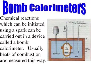 Bomb Calorimeters