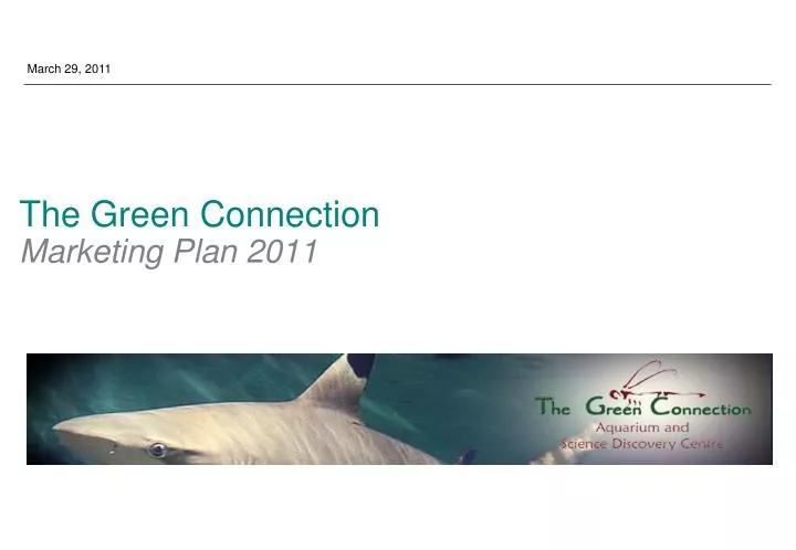 the green connection marketing plan 2011