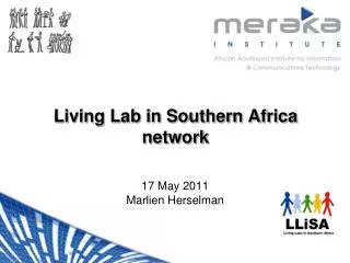 Living Lab in Southern Africa network