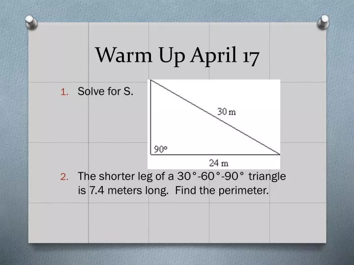 warm up april 17