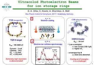 Ultracolod Photoelectron Beams for ion storage rings