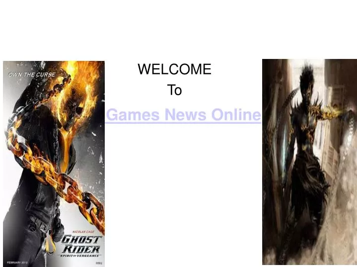 welcome to games news online