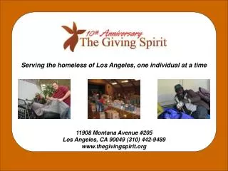 Serving the homeless of Los Angeles, one individual at a time