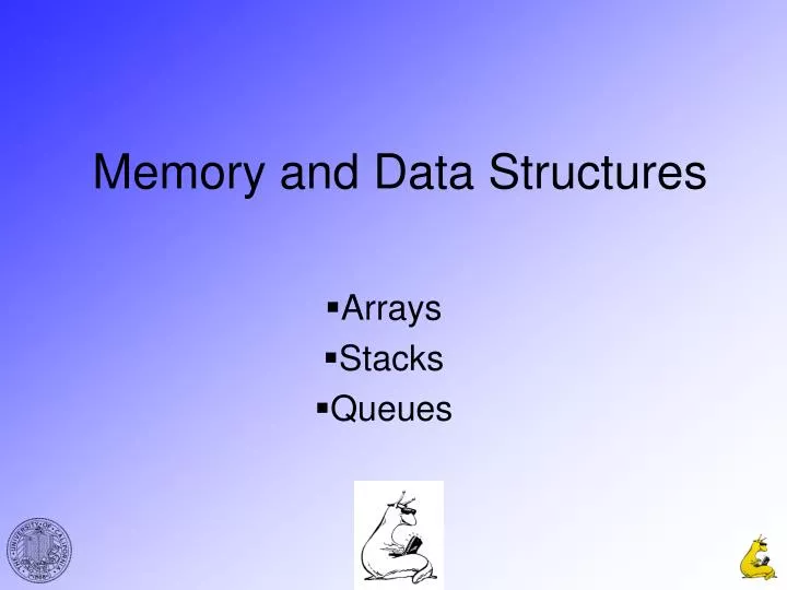 memory and data structures