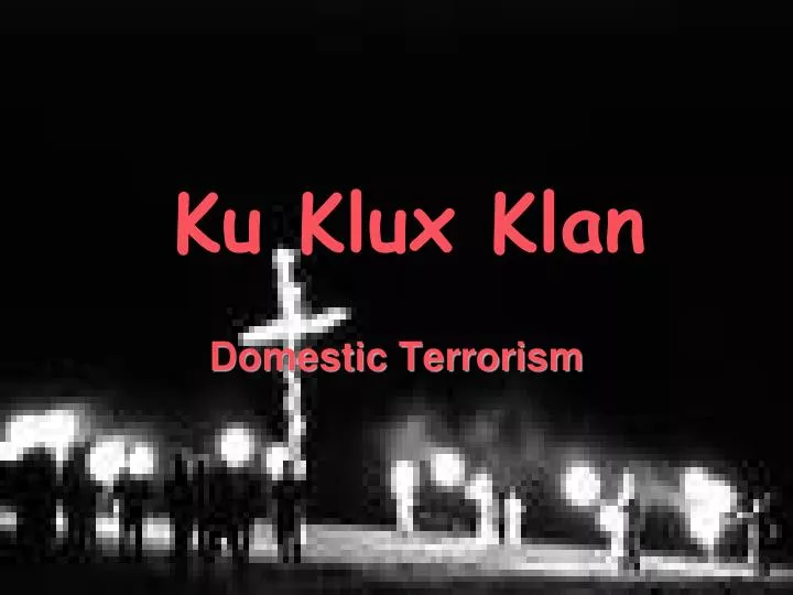 domestic terrorism