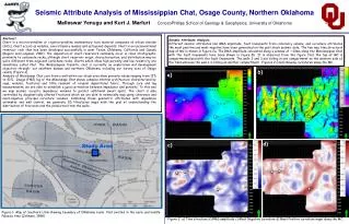 Seismic Attribute Analysis of Mississippian Chat, Osage County, Northern Oklahoma