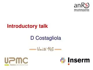 Introductory talk