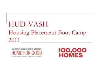 hud vash housing placement boot camp 2011