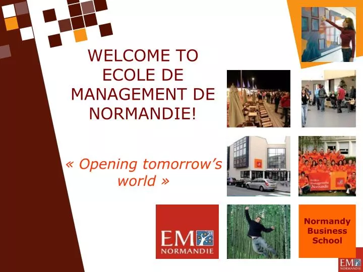 welcome to ecole de management de normandie