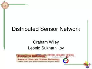 Distributed Sensor Network