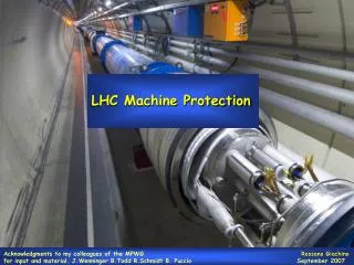 LHC Machine Protection