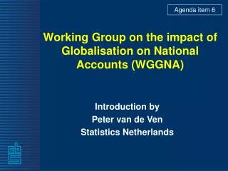 Working Group on the impact of Globalisation on National Accounts (WGGNA)