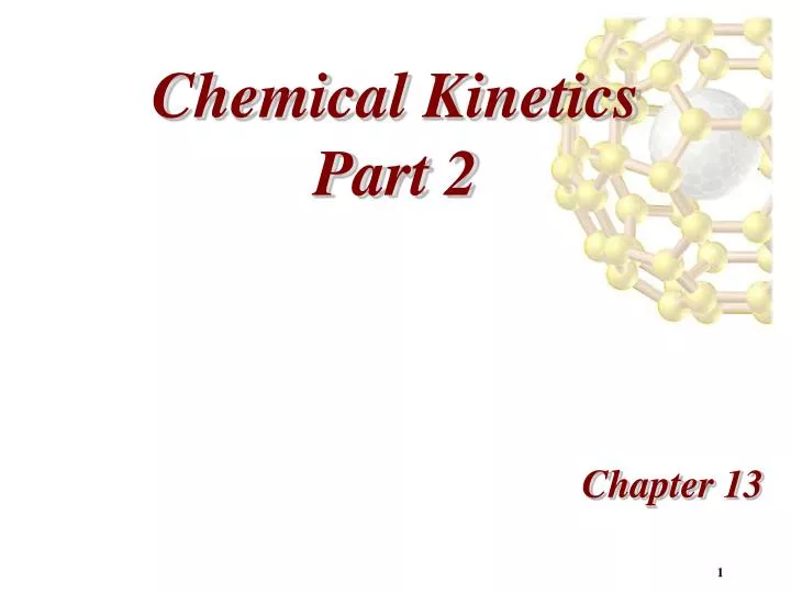 chemical kinetics part 2