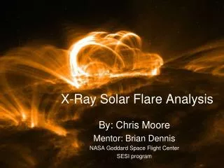 X-Ray Solar Flare Analysis