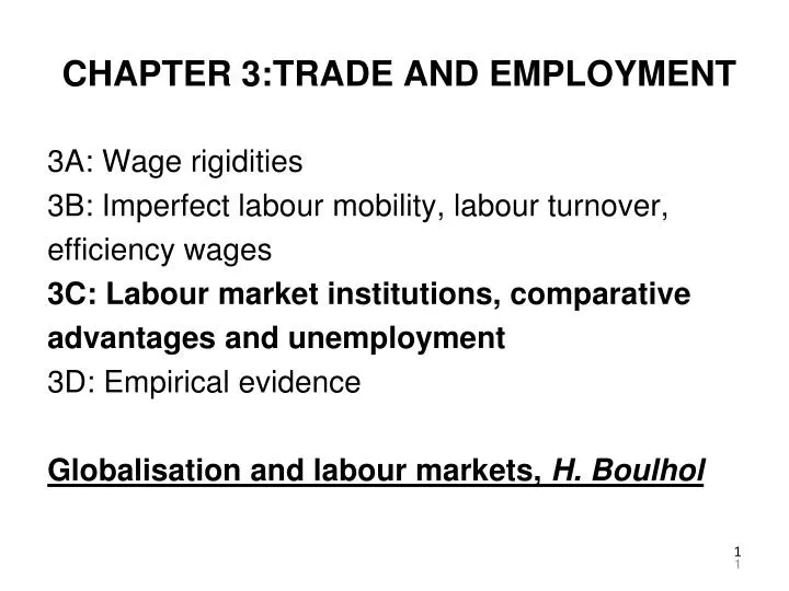 chapter 3 trade and employment
