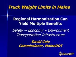 Truck Weight Limits in Maine