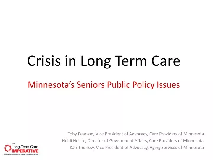 minnesota s seniors public policy issues