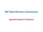 MP State Election Commission - slide 1