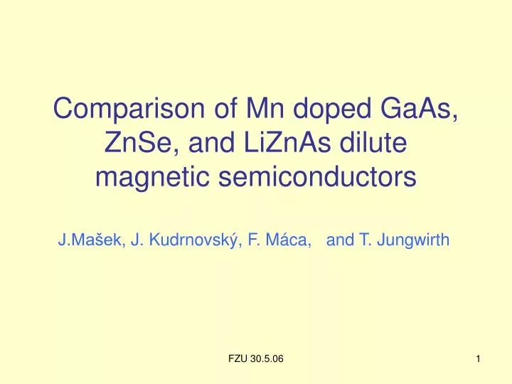 comparison of mn doped gaas znse and liznas dilute magnetic semiconductors