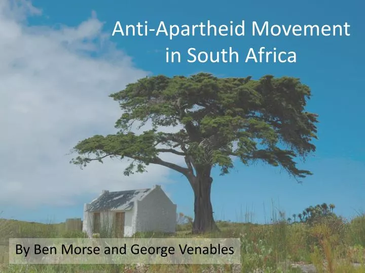 anti apartheid movement in south africa