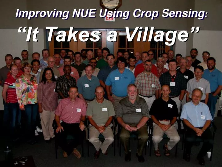 improving nue using crop sensing