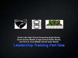 South Lake High School Screaming Eagle Bands, South Sumter Middle &amp; High School Raider Bands,