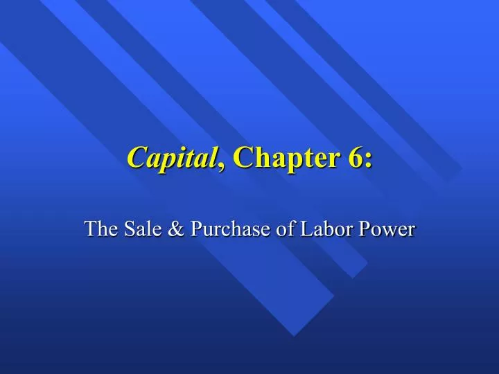 capital chapter 6