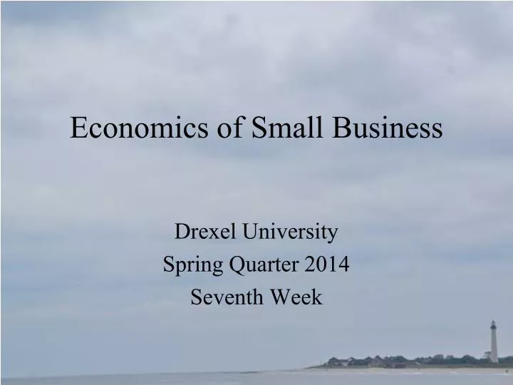 economics of small business