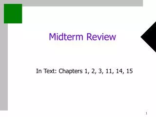 Midterm Review