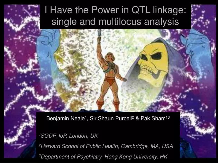 i have the power in qtl linkage single and multilocus analysis