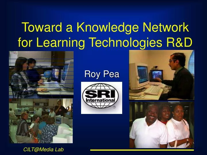 toward a knowledge network for learning technologies r d