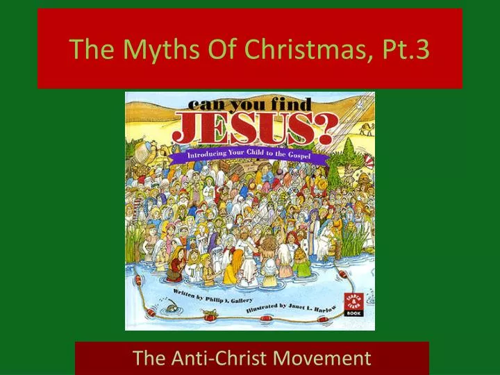 the myths of christmas pt 3