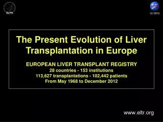 The Present Evolution of Liver Transplantation in Europe