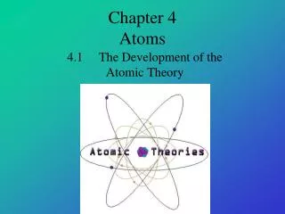 Chapter 4 Atoms