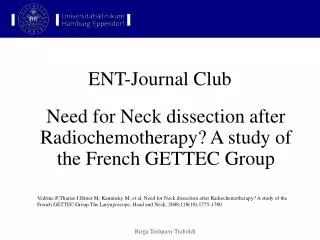 ENT-Journal Club