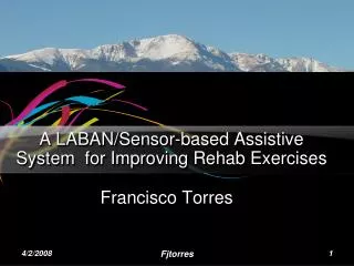 A LABAN/Sensor-based Assistive System for Improving Rehab Exercises