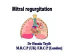 Mitral regurgitation - slide 1