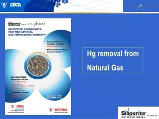 Hg removal from Natural Gas