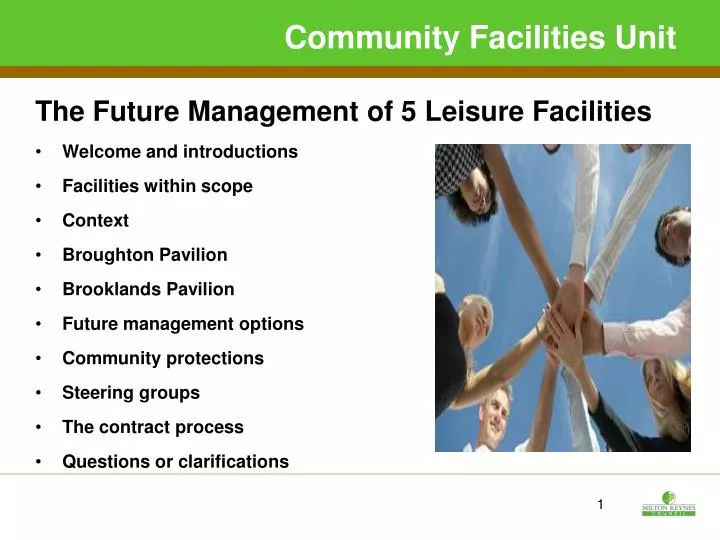 community facilities unit