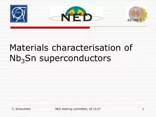 Materials characterisation of Nb 3 Sn superconductors