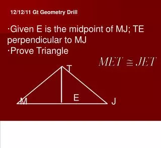12/12/11 Gt Geometry Drill