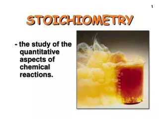 STOICHIOMETRY