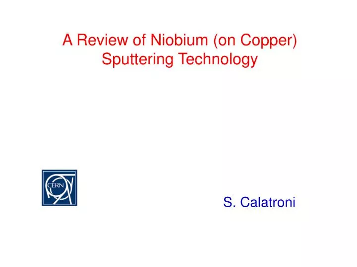 a review of niobium on copper sputtering technology