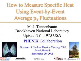 How to Measure Specific Heat Using Event-by-Event Average p T Fluctuations