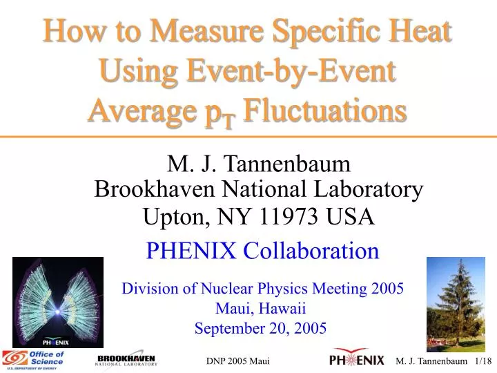 how to measure specific heat using event by event average p t fluctuations