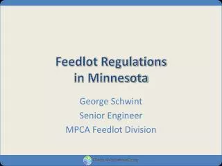 Feedlot Regulations in Minnesota