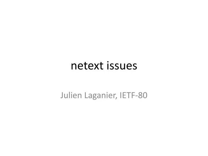 n etext issues