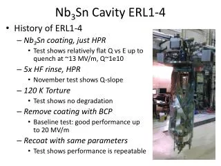 Nb 3 Sn Cavity ERL1-4