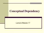 Conceptual Dependency - slide 1