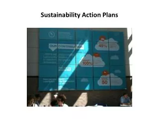 Sustainability Action Plans